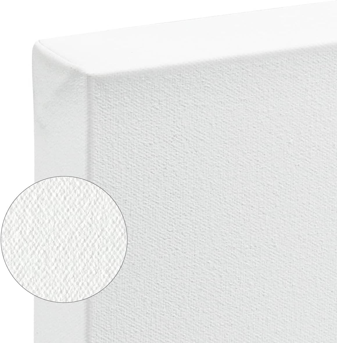 SoHo Urban Artist, 16x16 Heavyweight Stretched Cotton Canvas for Painting - 1.5" Deep- 3 Pack, Triple Primed, 100% Cotton Canvas, Archival, Universal Primed for Oil, Acrylic, Alkyd, Mixed Media