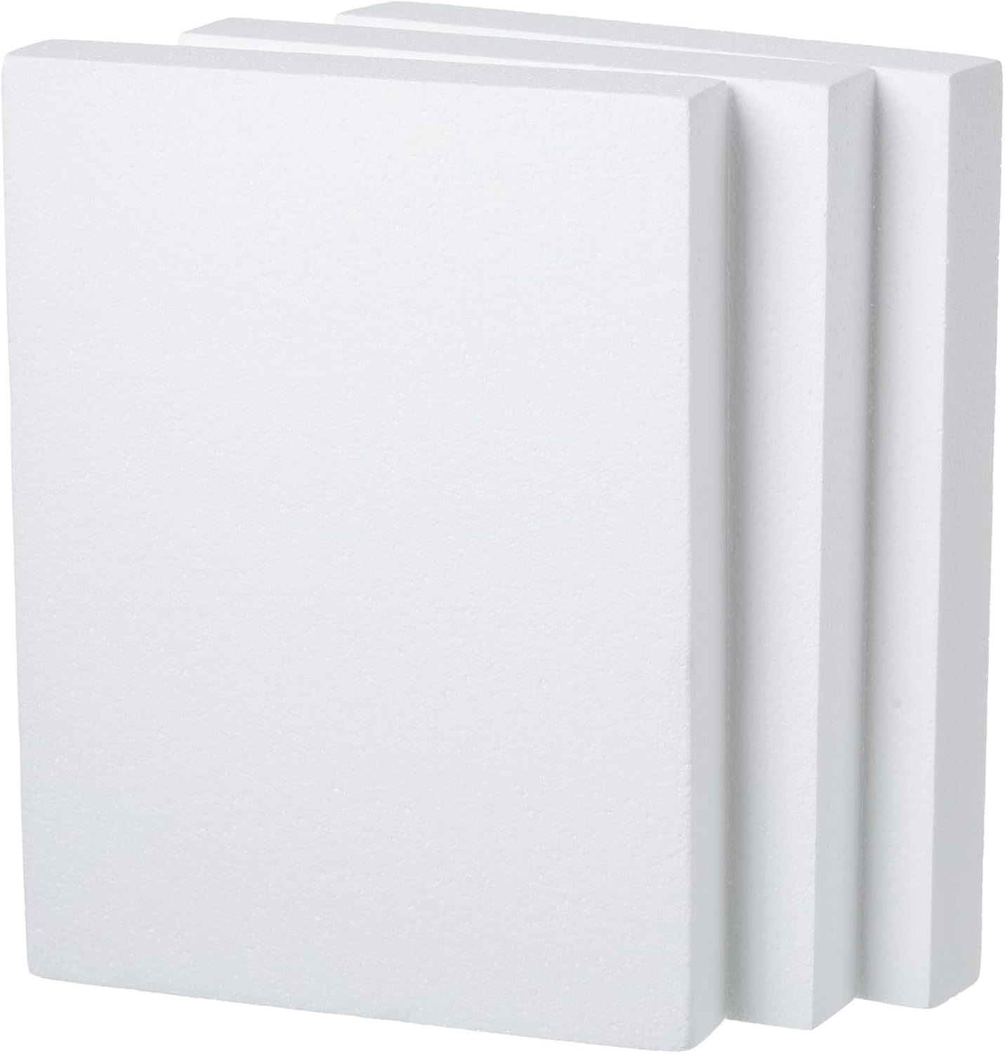 Crafare 3 Pack Craft Foam Blocks 16X12X2in Polystyrene Brick Rectangle for Arts School Projects Sculptures Floral Arrangements Modeling and Centerpieces