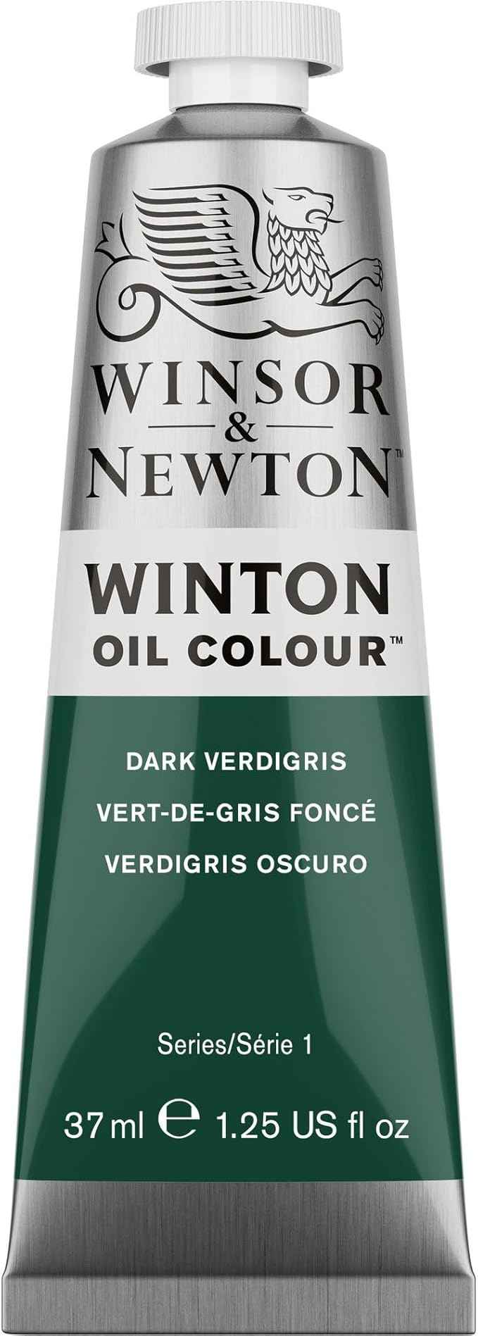 Winsor & Newton Winton Oil Color, 37ml (1.25-oz) Tube, Dark Verdigris