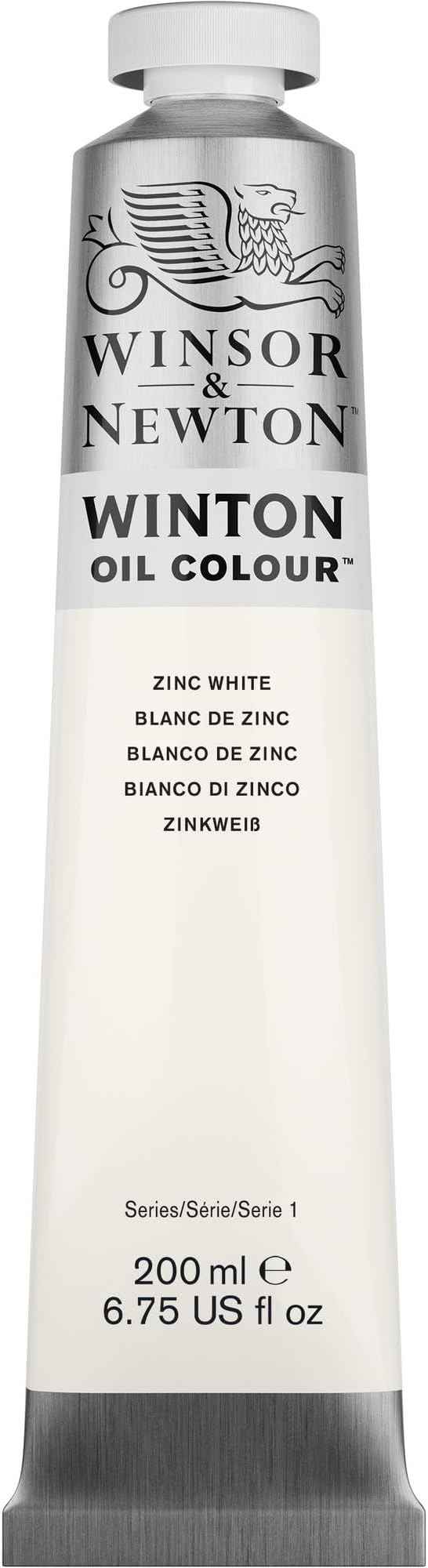 Winsor & Newton Winton Oil Color, 200ml (6.75-oz) Tube, Zinc White