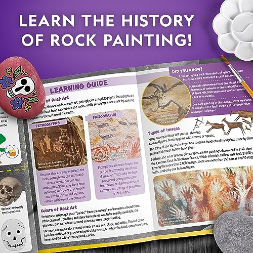 National Geographic Creepy Creatures Rock Painting Halloween Craft Kit