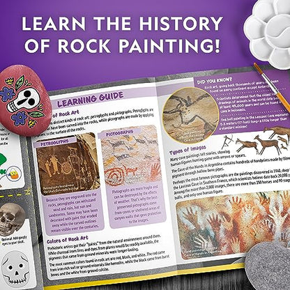 National Geographic Creepy Creatures Rock Painting Halloween Craft Kit
