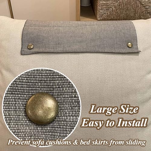 Copper Wrapped Twist Pins for Bed Skirt & Sofa Covers (16 Count)