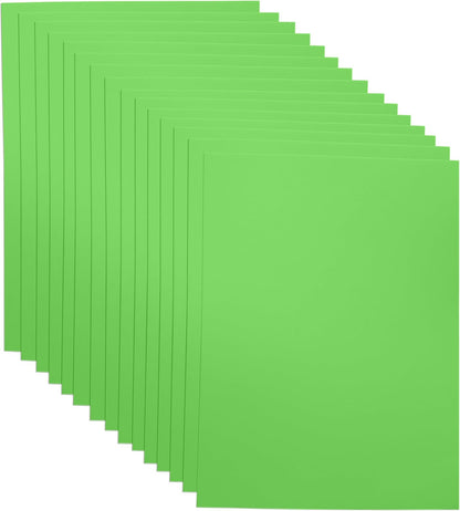 Light Green EVA Foam Sheets for Crafts, 9 x 12 Inch, 2mm Thickness, 15 Pack – Ideal for DIY Arts and Crafts, Foam Paper for Kids, Cosplay and Costumes - Crafty Corner