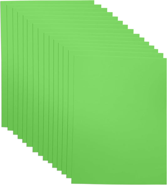 Light Green EVA Foam Sheets for Crafts, 9 x 12 Inch, 2mm Thickness, 15 Pack – Ideal for DIY Arts and Crafts, Foam Paper for Kids, Cosplay and Costumes - Crafty Corner