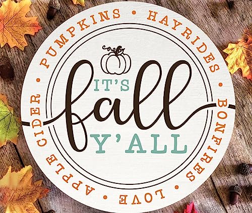 Fall Stencils for Painting on Wood 12" Thanksgiving Round Stencils (9 Count)