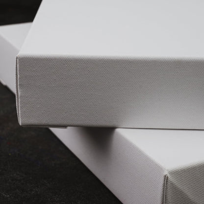 PHOENIX 11x14 Inch 2 Pack Museum Canvas - 2 3/8 Inch Thick Porfile Deep Stretched Canvas for Painting 100% Cotton 11 Oz. Gesso Primed White Blank Professional Canvas Oil & Acrylic Paints