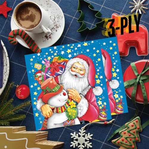 20 ct 13x13 Christmas Paper Decoupage Napkins (20 Count)