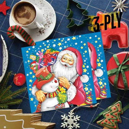 20 ct 13x13 Christmas Paper Decoupage Napkins (20 Count)