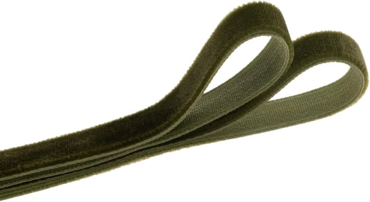 Vintage Moss Green Velvet Ribbon Christmas Ribbon for Gift Wrapping Crafts Christmas Tree Ornaments Garland Decorations, 5/8 Inch X 25Yd - Crafty Corner