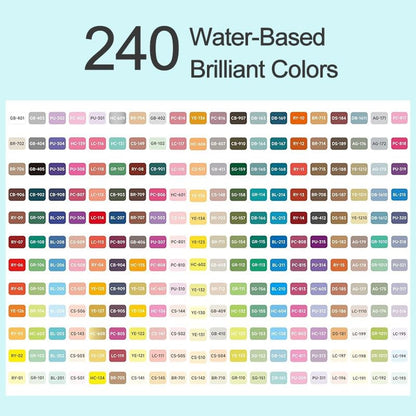 Water Based Acrylic Paint Markers (240 Count)