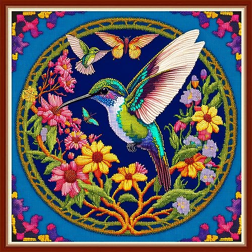 Stamped Cross Stitch Kits Full Range of Embroidery Patterns Starter Kits for Beginners Adult DIY Cross Stitches Needlepoint Kits 11CT