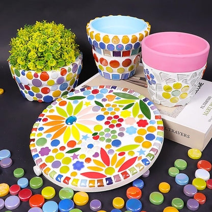 0.99 lb Mosaic Tiles for Crafts Bulk