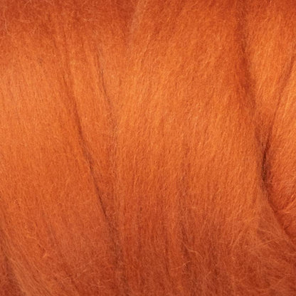 Kondoos Colored Natural Wool roving, 1 lb. Best Wool for Needle Felting, Wet Felting, handcrafts and Spinning. (ocher, 1 lb)