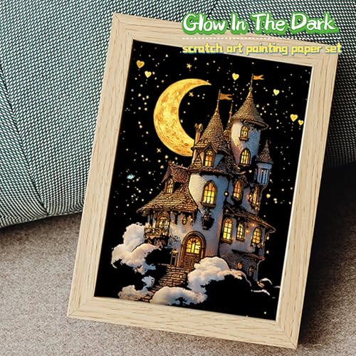 Glow in The Dark Scratch Art for Adults