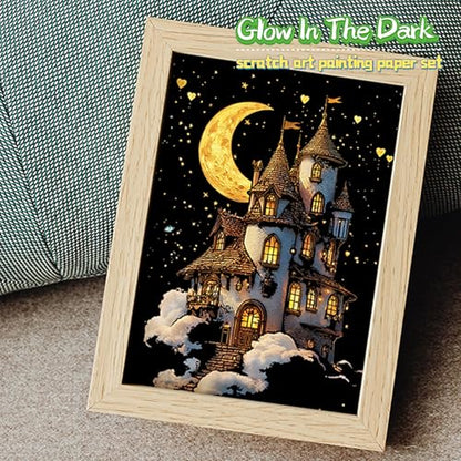 Glow in The Dark Scratch Art for Adults