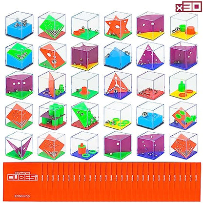 Brain Teaser Puzzles Cubes Kids Party Favors Pack 30. Pinata Goodie Bags Stuffers for Kids 3
