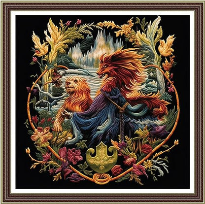 Beginners Cross Stitch Kits Stamped Full Range of Embroidery Kits for Adults DIY Cross Stitches kit Embroidery Patterns for Needlepoint kit