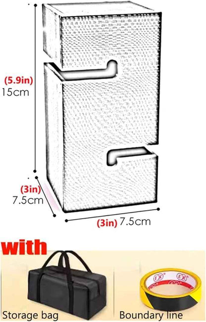 Team Building Games for Work, Weatherproof Team Tower Game Kit for Backyard Parties & Office Icebreakers(Red,10PCS)