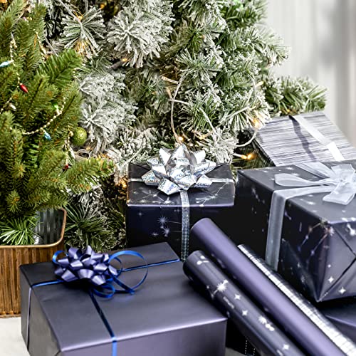 30 Inch Navy Blue Wrapping Paper (3 Count)
