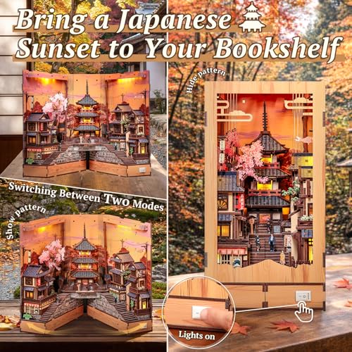 Japanese Book Nook Kit Miniature House