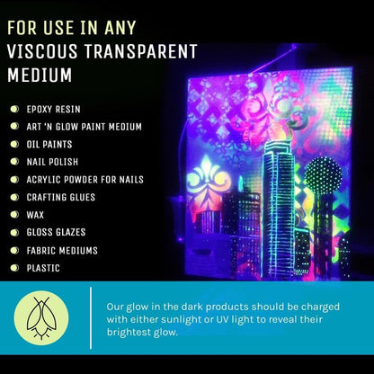 Glow in The Dark Pigment Powder (2.11 Ounce)