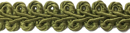 BEL AVENIR Braid Trim 1/2 inch 13.6 Yards French Gimp Basic Sewing Polyester DIY Crafts Costume Home Decorative (Green) - Crafty Corner