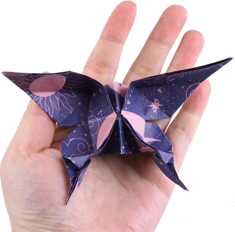 Origami Paper Kit 50 Sheets 70GSM 6 Inch Square Double Sided Color 50 Vivid Japanese Washi Chiyo Colors for Hand Crafts Origami Paper Arts Creativity.Constellation - Crafty Corner