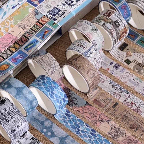 38 Rolls Vintage Washi Tape Set (38 Count)