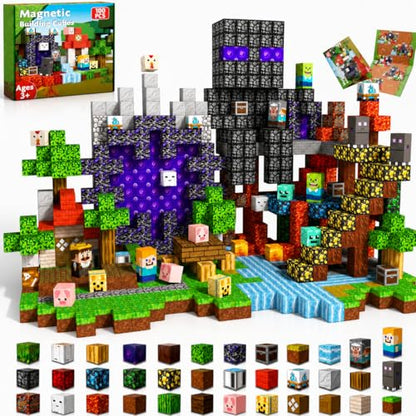 100 PCS Magnetic Blocks (100 Count)