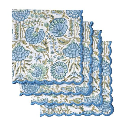 Hand Block Print Cloth Napkins (4 Count)