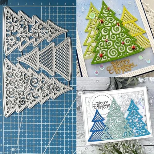 Metal Cutting Dies DIY Merry Christams Embossing Stencil Template Scrapbooking Card Making Mold Photo Album Arts Crafts Tools