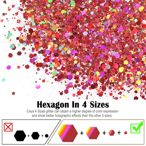 Holographic Chunky Glitter 4.9oz (4.2 Ounce)