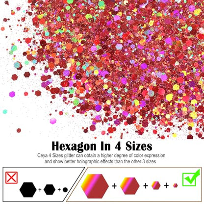 Holographic Chunky Glitter 4.9oz (4.2 Ounce)