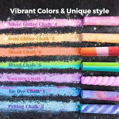 Sidewalk Chalk for Kids (38 Count)