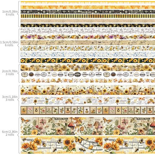 Washi Tape Set 20 Rolls (20 Count)