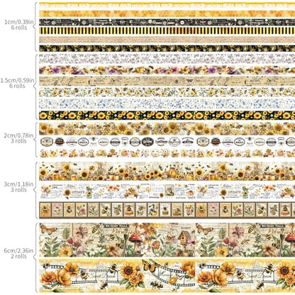 Washi Tape Set 20 Rolls (20 Count)