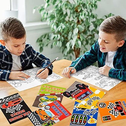 24pcs Race Car Coloring Books Bulk for Kids Party Favors (24 Count)