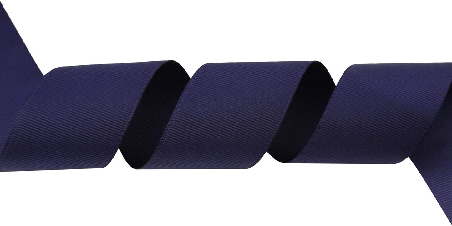 ITIsparkle 11/2" Inch Grosgrain Ribbon 25 Yards-Roll Set for Gift Wrapping Cake Decoration Party Favor Hair Braids Hair Bow Baby Shower Decoration Floral Arrangement Craft Supplies, Navy Ribbon - Crafty Corner