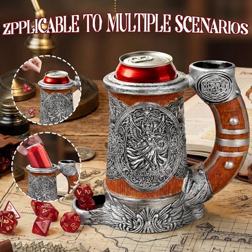 Dice Tower Mug DND Dice Rolling Tower with 7 PCS Dice Set