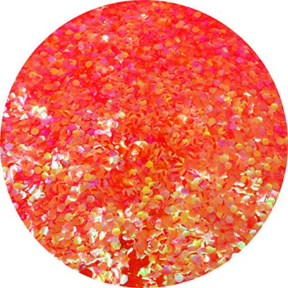 Craft Glitter Shaker Fluorescent Peach 110g Super Chunky (3.8 Ounce)