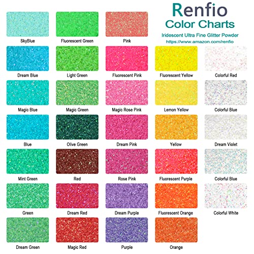 Iridescent Ultra Fine Glitter Powder Resin Supplies Glitters