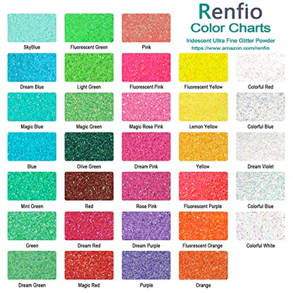 Iridescent Ultra Fine Glitter Powder Resin Supplies Glitters