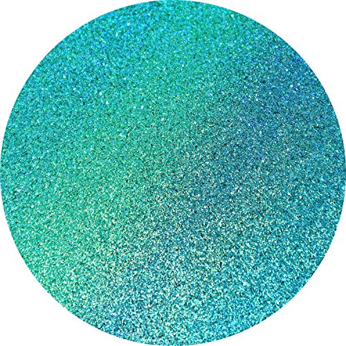 Craft Glitter Turquoise Blue Holographic 100g Ultrafine Glitter (3.5 Ounce)