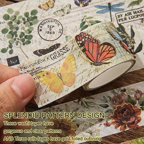 24 Rolls Vintage Washi Tape Set
