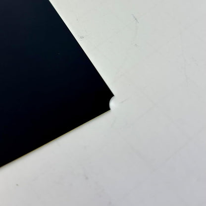 Blank Metal Plates for Laser Engraving - 4 Pack | Aluminum Sheets 0.020" Thick | CO2, Diode, Fiber Laser Compatible | Multiple Sizes & Colors (Black (engraves silver), 1.5x3 inch)