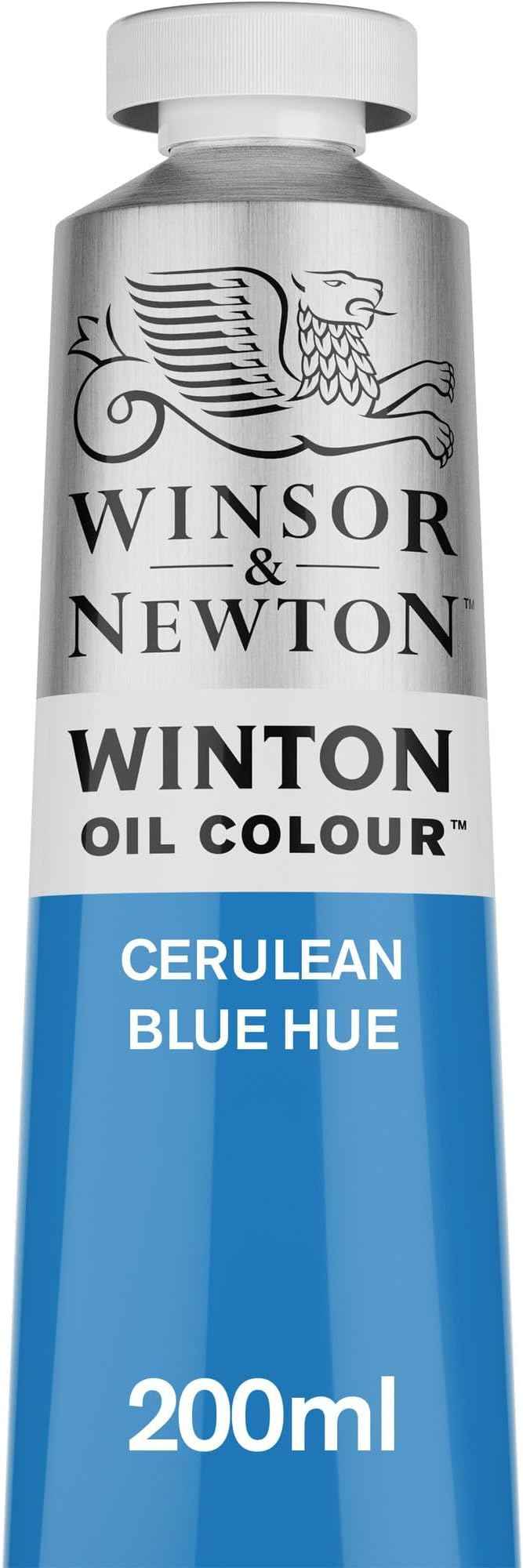 Winsor & Newton Winton Oil Color, 200ml (6.75-oz) Tube, Cerulean Blue Hue
