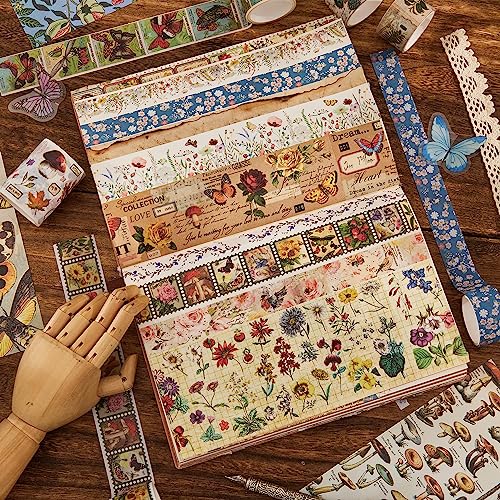 42 Rolls Vintage Washi Tape Set (42 Count)