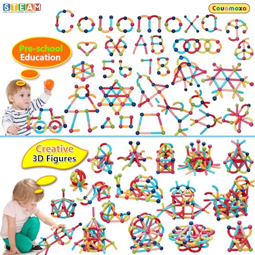 Magnetic Toy Montessori for Kids (132 Count)