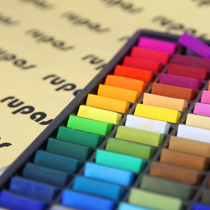 Rupas Soft Dry Pastel 64 Color Set Square Chalk